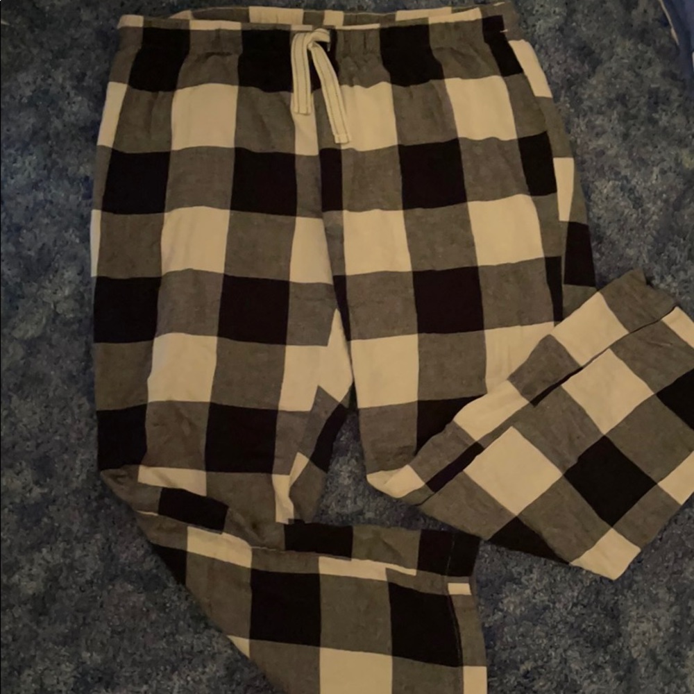 old navy plaid pajama pants